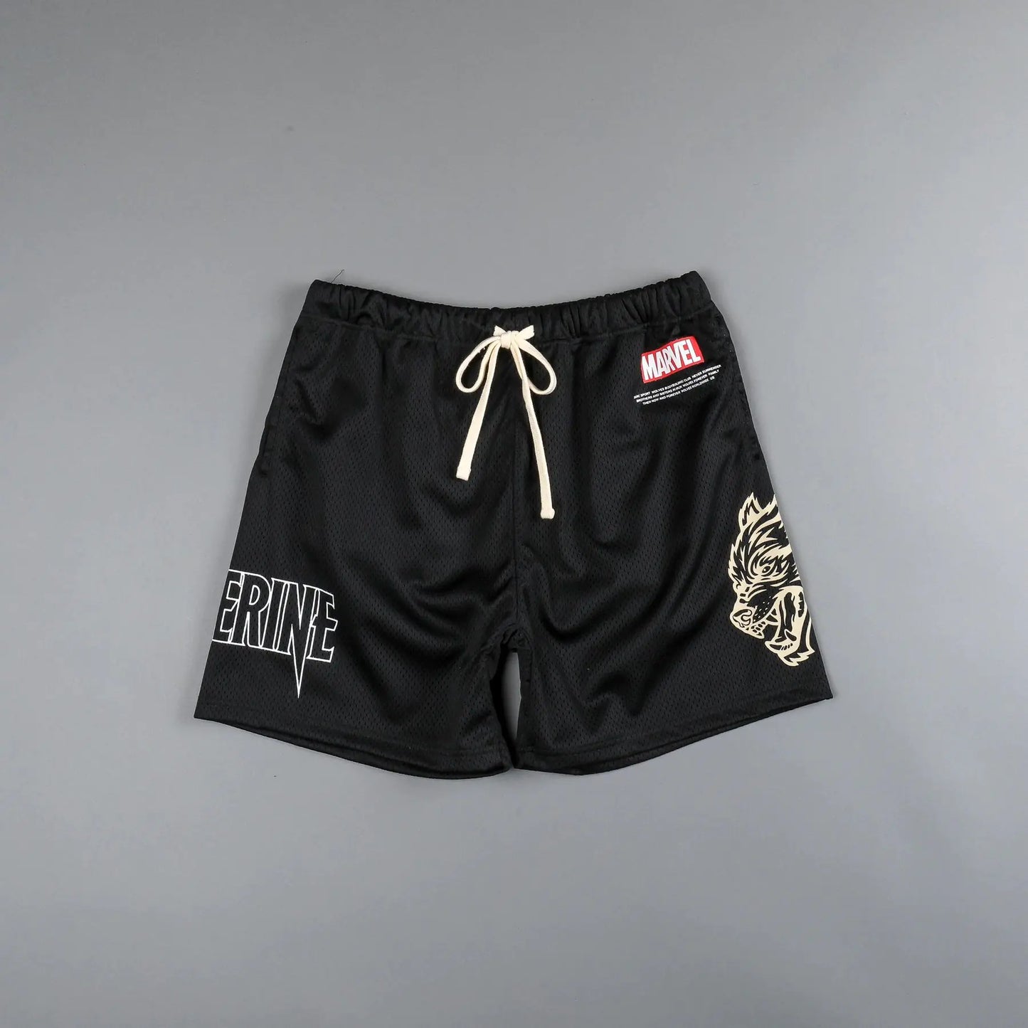 Darc Wolves Men's Double Layer Sport Mesh Shorts (One Piece)