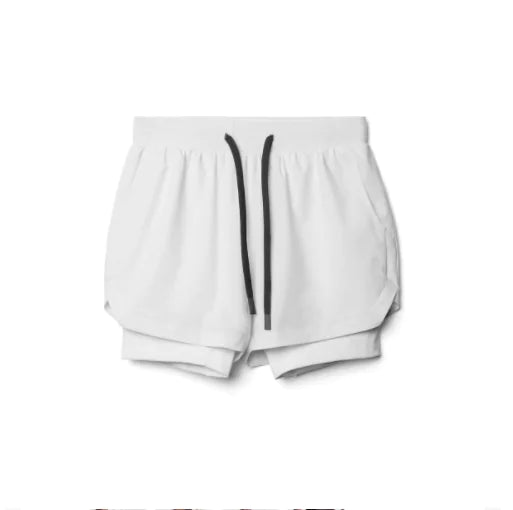 Breathable Double Layer Quick Dry Running Shorts