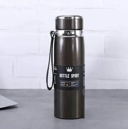 Outdoor Stainless Steel Vacuum Flask with Rope