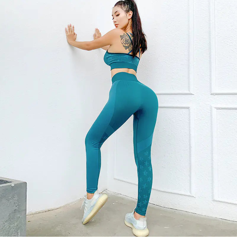High-Waist Seamless Tummy-Lifting Fitness Pants