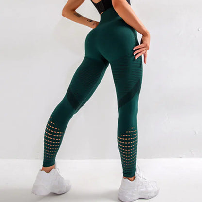 High-Waisted Quick-Dry Yoga Pants for Fitness