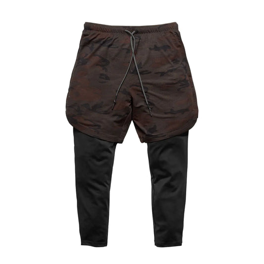Double Layer Quick-Dry Fitness Shorts