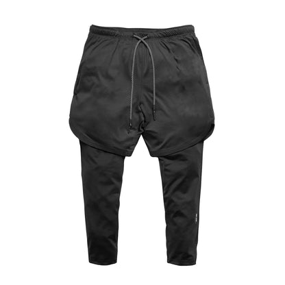 Double Layer Quick-Dry Fitness Shorts
