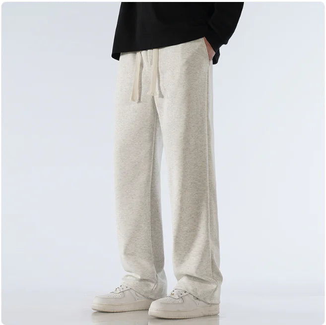 Men's Relaxed Wide-Leg Sports Trousers – Casual & Breathable