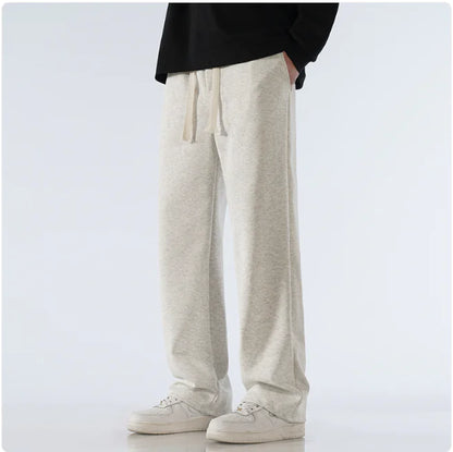 Men's Relaxed Wide-Leg Sports Trousers – Casual & Breathable