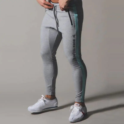 Men's Casual Colorblock Sports Trousers