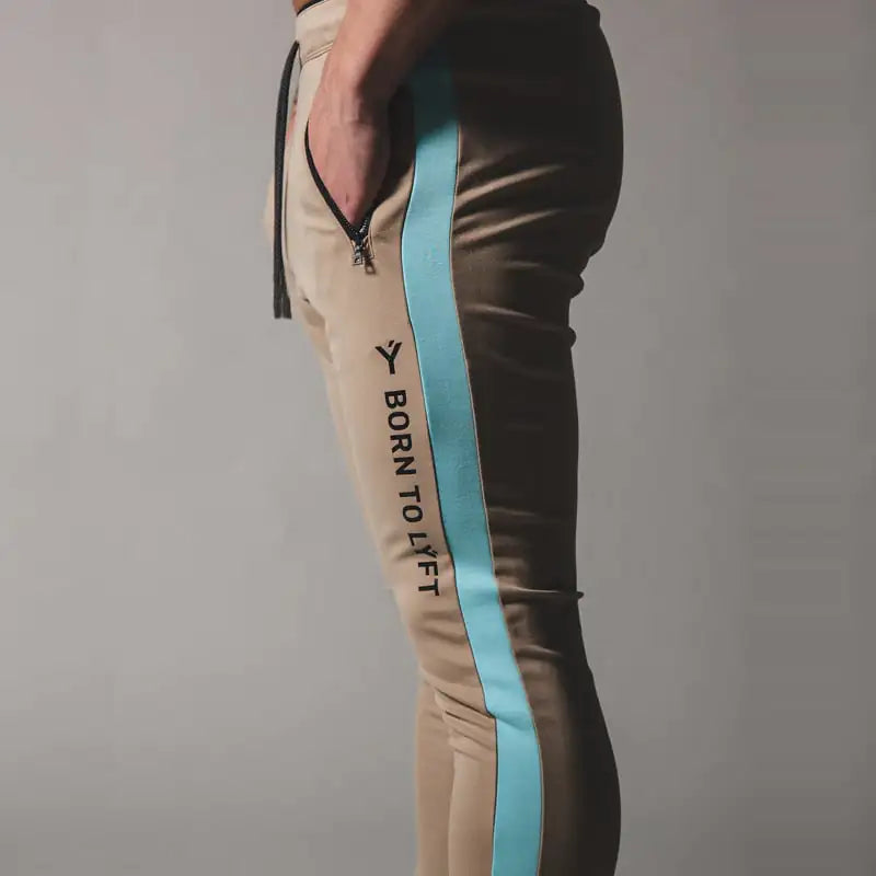 Men's Casual Colorblock Sports Trousers