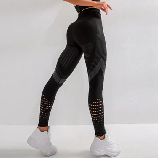 High-Waisted Quick-Dry Yoga Pants for Fitness