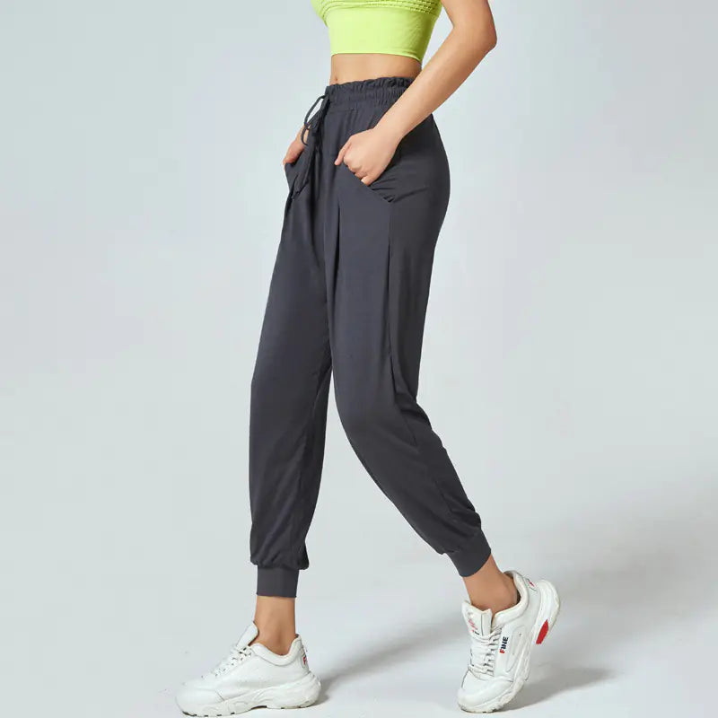 High-Waisted Quick-Dry Women's Yoga and Fitness Pants