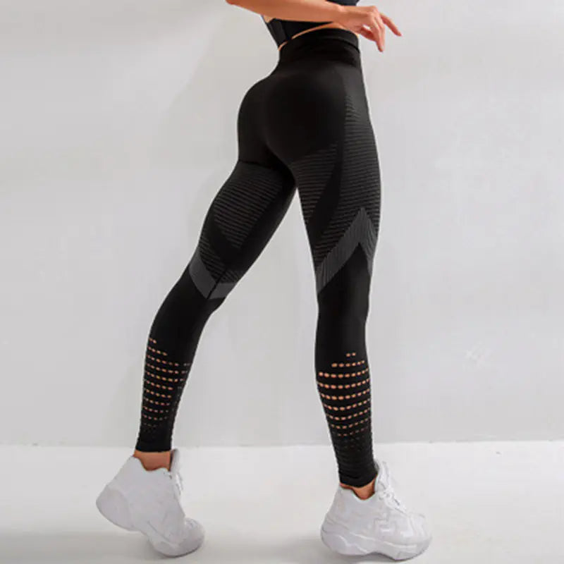 High-Waisted Quick-Dry Yoga Pants for Fitness