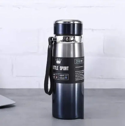 Outdoor Stainless Steel Vacuum Flask with Rope