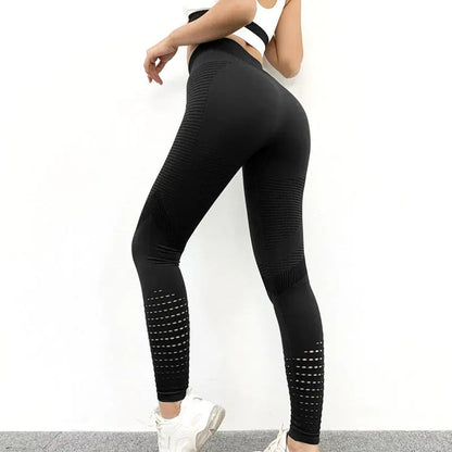 High-Waisted Quick-Dry Yoga Pants for Fitness
